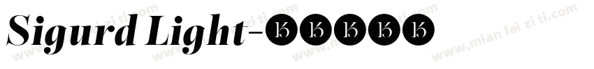 Sigurd Light字体转换